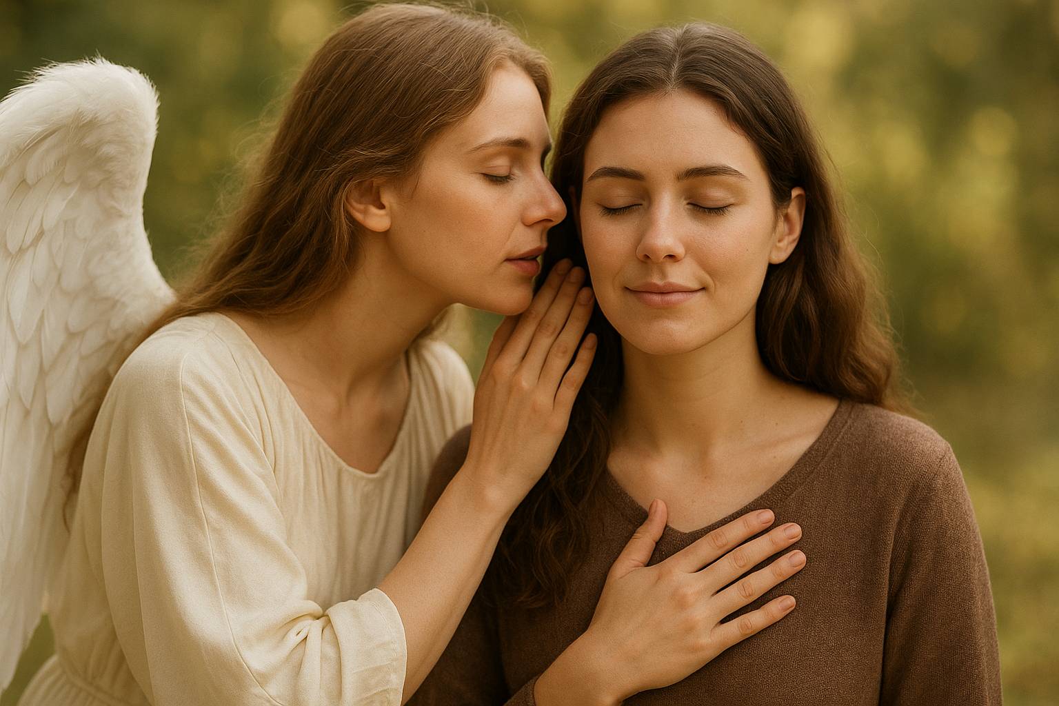 Quand l’ange murmure : écouter le chant secret de votre guide intérieur