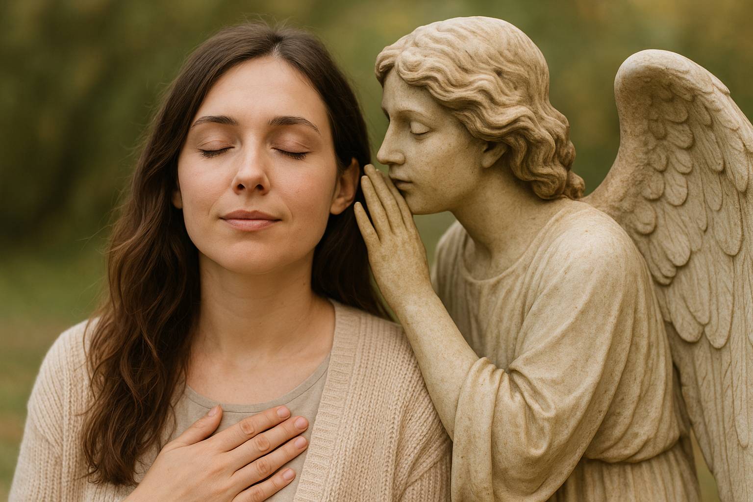 Quand les anges murmurent : Écouter la voix sacrée de vos guides spirituels
